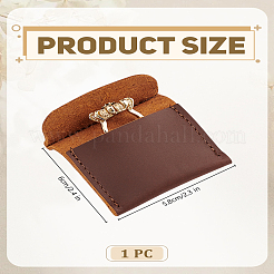 1 шт прямоугольные сумки для колец из искусственной кожи&nbsp;ABAG-LP0001-06