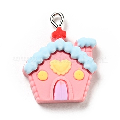 Рождественские подвески из непрозрачной смолы&nbsp;RESI-G043-B01