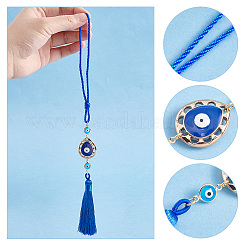 Ahademaker 8 шт. 2 цвета ccb пластиковый подвеска в форме капли украшения&nbsp;HJEW-GA0001-21