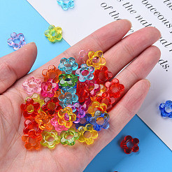 Прозрачные акриловые бусинки кадров&nbsp;X-MACR-S373-55B