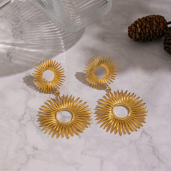 Винтажные серьги-гвоздики из нержавеющей стали 304&nbsp;BH9414