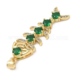 Латунные микро проложить кубического циркония подвески&nbsp;KK-P345-05G