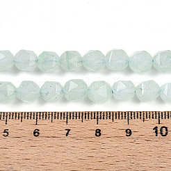 Окрашенные природные белый нефрит бисер пряди&nbsp;G-T139-8mm-46J