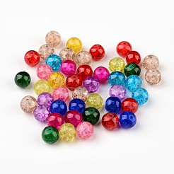 Стеклянные бусины из смешанного хрусталя&nbsp;X-CCG-Q001-10mm-M