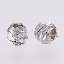 Резные медные бусины&nbsp;LS-KK-G312-02P-4mm