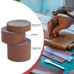 3 рулон 3-х видов матовой ленты из искусственной кожи&nbsp;DIY-GF0008-60