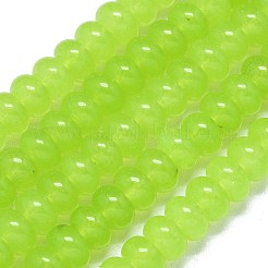 Натуральный Malaysia нефритовые бусы пряди&nbsp;G-B165-G01-5x8mm-05