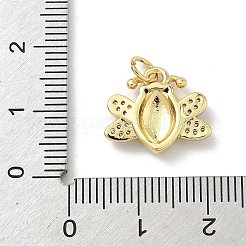 Латунные микро проложить кубического циркония подвески&nbsp;KK-H537-19B-G