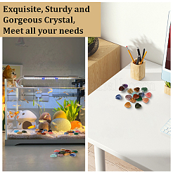 24 шт. 24 стиля сердце смешанные драгоценные камни и фарфоровые пальмовые камни&nbsp;G-SP0001-29