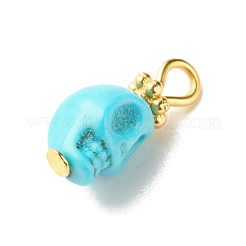 Подвески из окрашенной синтетической бирюзы&nbsp;PALLOY-JF01452-02