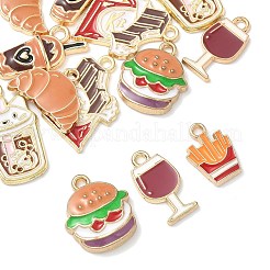 16шт 8 стиля подвески из сплава с эмалью&nbsp;ENAM-FP0002-50