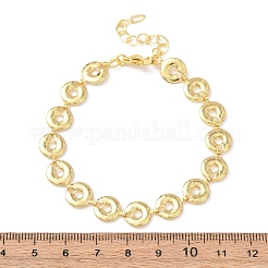 Браслеты из латунной цепочки для женщин&nbsp;BJEW-C140-09G