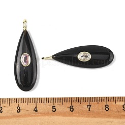 Природные подвески обсидиана&nbsp;G-D357-03D