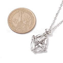 Устойчивая к потускнению 3 шт. 3 стиля 304 нержавеющая сталь кабельная цепь ожерелье изготовление&nbsp;NJEW-JN04932-02