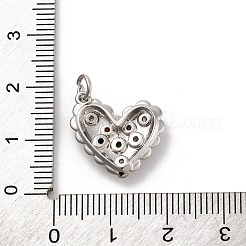 Латунные микро проложить кубического циркония подвески&nbsp;KK-U033-14P-02