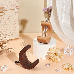 2 комплект 2-цветных стеклянных автомобильных держателей для вазы с цветами&nbsp;AJEW-OC0005-69