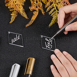 Наборы для изготовления брелока-подвески в виде ромба с углом из акрила&nbsp;DIY-BC0001-63B