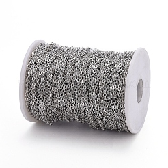 Латунные плоские овальные кабельные цепи&nbsp;CHC025Y-NFK