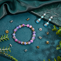 120шт 10 стиля колпачки из сплава в тибетском стиле&nbsp;FIND-PH0020-93