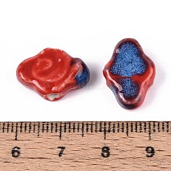 Фарфоровые бусины ручной работы&nbsp;PORC-T133-30B