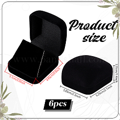 Флокированные коробки для хранения подвесок&nbsp;CON-WH0089-181A