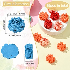 15 шт. подвески из синтетического коралла&nbsp;CORA-YW0001-01