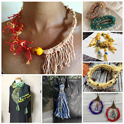 Непальский шнур из чистого шелка&nbsp;OCOR-TAC0038-07B