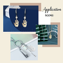 12 шт. 6 стиля ионного покрытия (IP) 201 подвески из нержавеющей стали&nbsp;STAS-DC0004-21