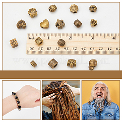 96 шт. 16 вида бусин в тибетском стиле в европейском стиле&nbsp;DIY-NB0012-43A