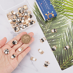 50шт 5 стиля подвески из сплава с эмалью&nbsp;ENAM-SC0004-19