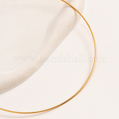 Простое тонкое ожерелье-воротник из нержавеющей стали 201&nbsp;QV1917-1