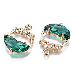 Граненые прозрачные стеклянные подвески&nbsp;X-GLAA-T020-18E