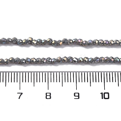 Прозрачные стеклянные бусины гальваническим пряди&nbsp;EGLA-H107-01A-B07