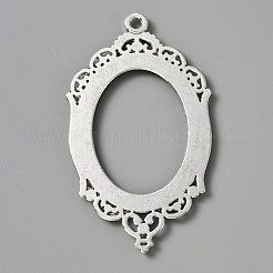 Цинк сеттингами подвески сплава кабошон&nbsp;FIND-WH050-70AS