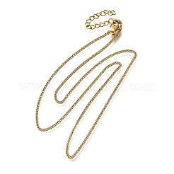 1.5 мм цепочка из нержавеющей стали 304 пшеничного цвета для мужчин&nbsp;STAS-V011-03B-G