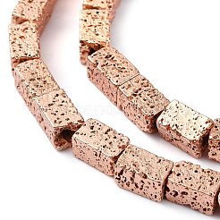 Гальванические бусины из натуральной лавы G-I360-K01-03