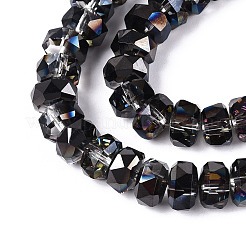 Стеклянные бусины с гальваническим покрытием &nbsp;EGLA-T021-20B