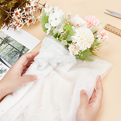 Оберточная бумага для букетов из органзы&nbsp;OCOR-WH0092-34A