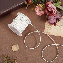 10 м плоские плетеные шнуры из искусственной кожи&nbsp;LC-CL0001-04D