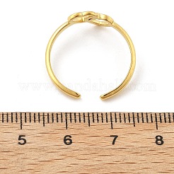 Открытые манжеты из нержавеющей стали 304&nbsp;X-RJEW-R014-03G-01