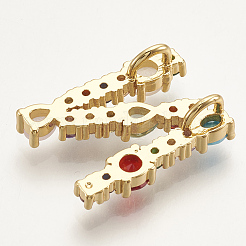 Латунные микро проложить кубического циркония подвески&nbsp;LS-ZIRC-S061-64N