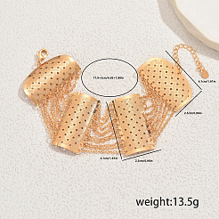 Элегантные латунные прямоугольные браслеты&nbsp;GP1027