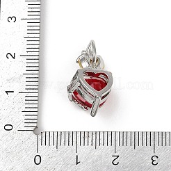 Латунь стекло кулоны&nbsp;KK-R226-03P-02