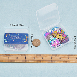 20 шт. 5 стиля филигранных подвесок из нержавеющей стали 201&nbsp;STAS-SC0002-66