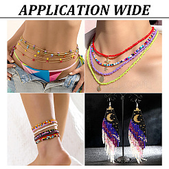 100 г непрозрачных и прозрачных внутри цветов 6/0 стеклянные бусины&nbsp;SEED-TA0001-12C