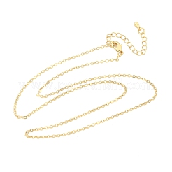 Латунные кабельные цепи ожерелья&nbsp;X-NJEW-K123-05G