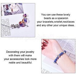 Тибетский стиль сплава цинка бисером&nbsp;TIBEB-PH0004-67AS