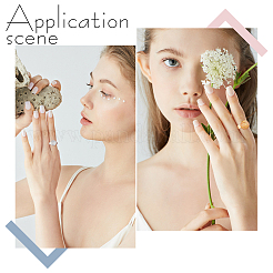 20 шт. 2 цвета ионного покрытия (IP) регулируемые кольца для пальцев из нержавеющей стали 304&nbsp;STAS-UN0032-61