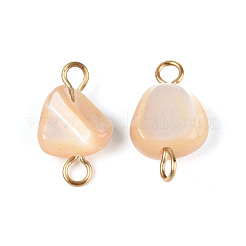 Подвески-соединители из натуральных ракушек&nbsp;STAS-D378-22G