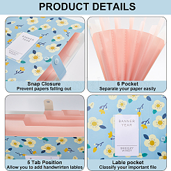 Пластиковые папки для файлов&nbsp;AJEW-WH20006-155C